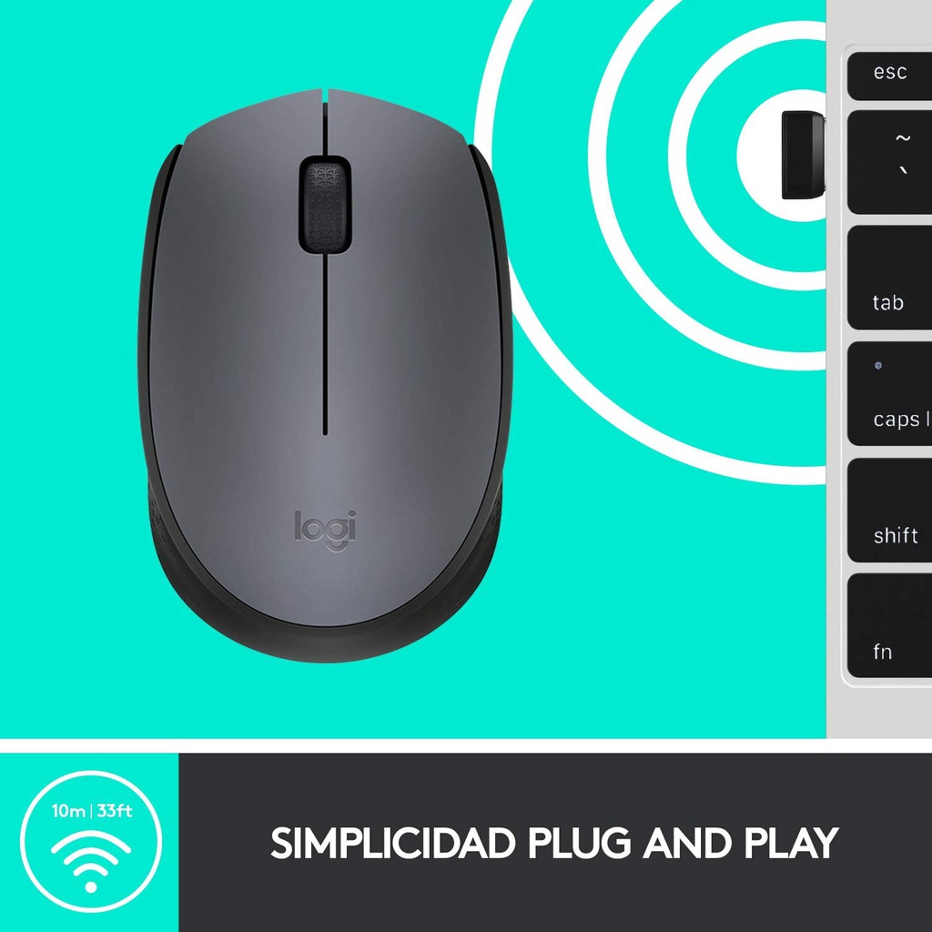 Logitech M170 Ratón Inalámbrico