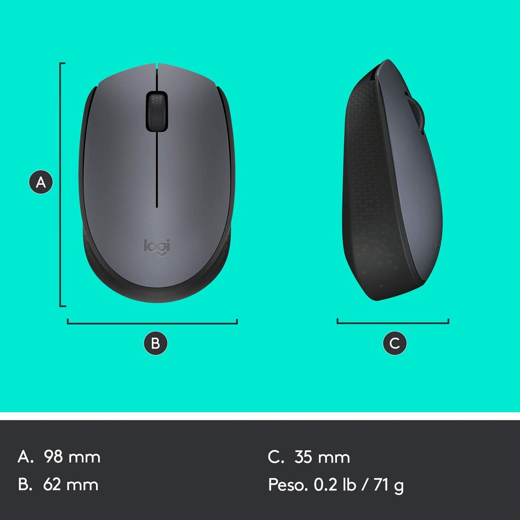 Logitech M170 Ratón Inalámbrico